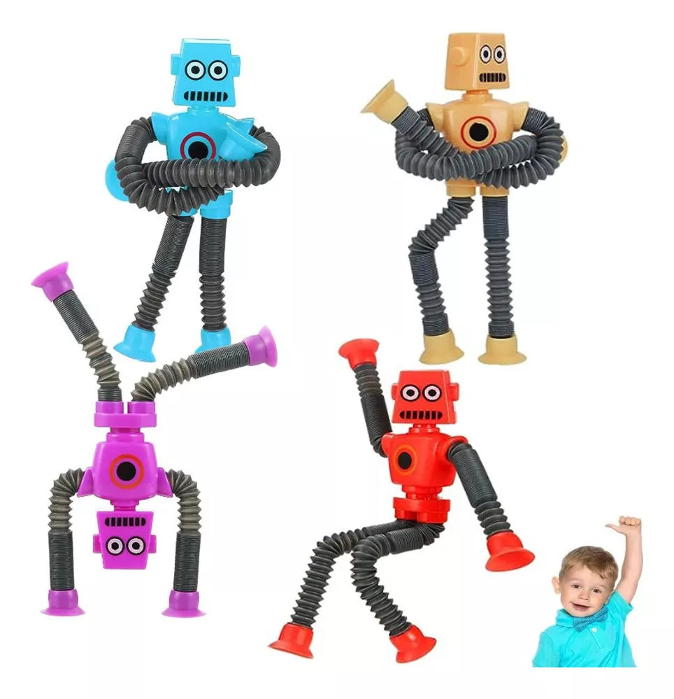 Pop Tube Robot (4 unidades)