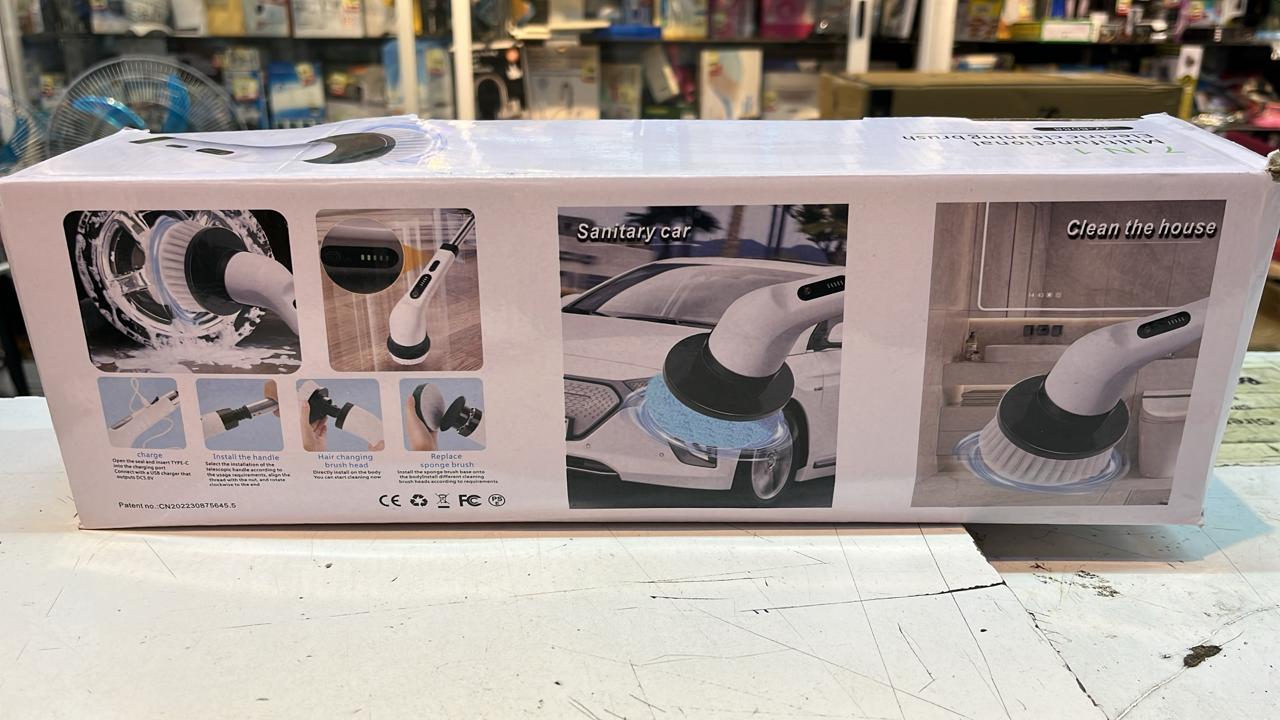 Cepillo eléctrico limpiador recargable