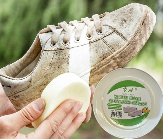 Crema limpiadora zapatos extra blancos