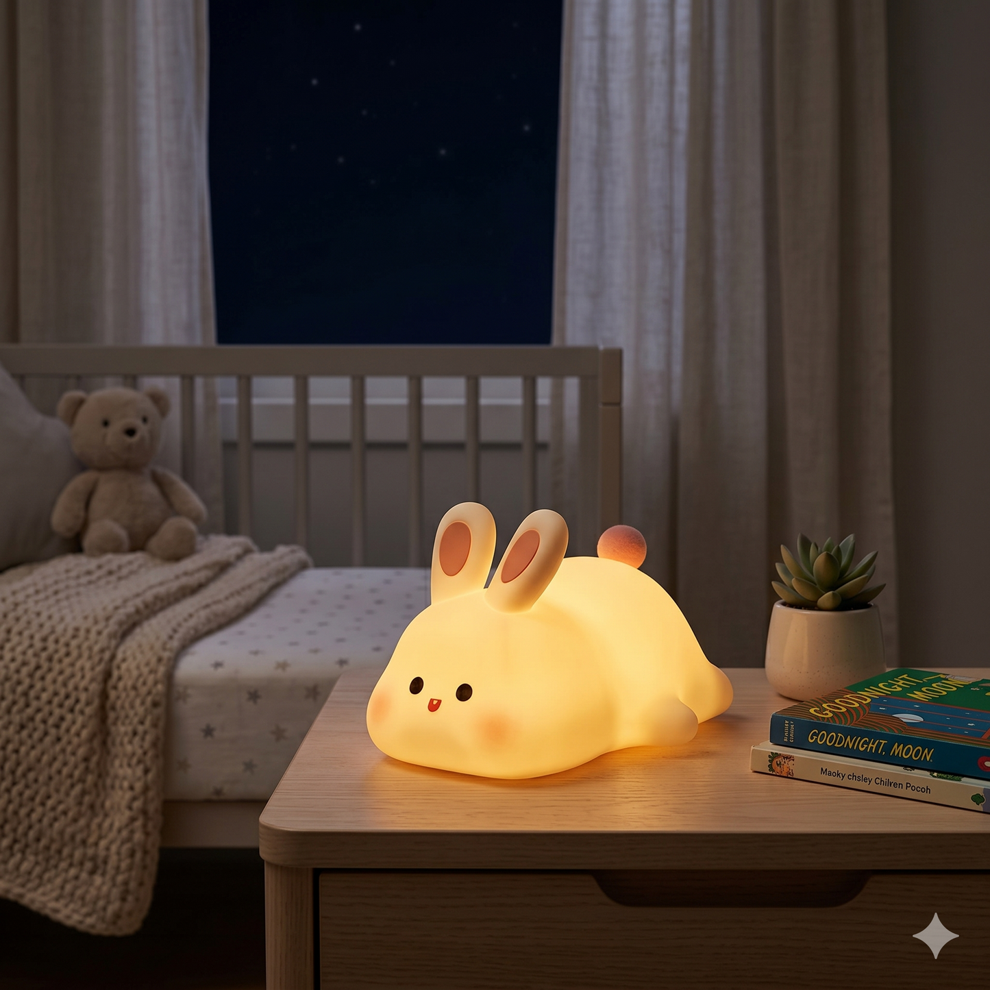 Lámpara Espanta Cuco Recargable con Luz LED Suave